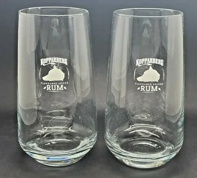 2 X Kopparberg Spiced Rum Glasses - Pub Bar Pair Two Bnib Cider Gin Tumbler • $26.81