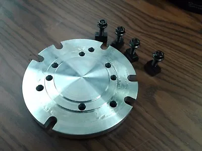 6  Base Adapter Plate Mount Chucks On Rotary Table Or Milling Machine #IN-ADP-6 • $59