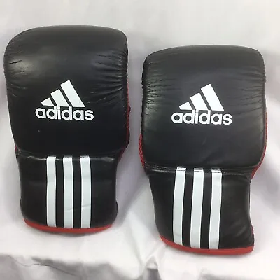 Adidas Performance Response Boxing Bag Gloves S/M Black Red PU3G Innovation • $39.99