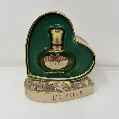 Coty L’effleur Vintage Cologne Spray 1.25 Fl Oz | 37 Ml Heart Box W Angel Design • $69.99