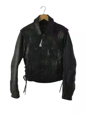 KADOYA Jacket Mr.Loaded Blousan Jacket Leather Black KMXLG Men's Size L • $439