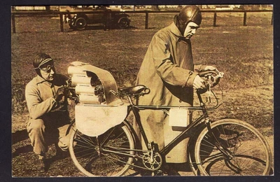 £1.75 • Buy Nostalgia Pc - March 1931 1st Rocket Driven Bicycle Explodes !