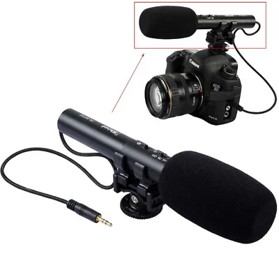 DC/DV 3.5mm Microphone F Canon EOS 1DX III/1D Mark II/7DII/6D II/5D Mark IV/ III • £25.45