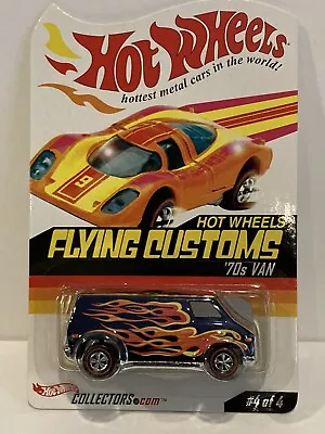 Hot Wheels 2003 Flying Customs Purple 70s Van 3990/12500 With A Protector  • $25