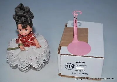 6 1095 Doll STANDS Rose Pink 3.5-5  Tiny Kaiser Dawn Baby Kelly Funko Others • $14.99