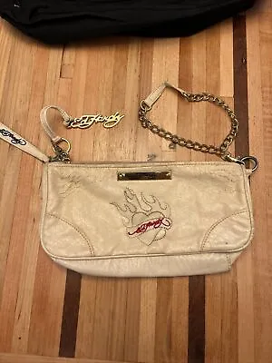 Ed Hardy Y2K Women’s Purse Clutch Bag Wallet White • $25