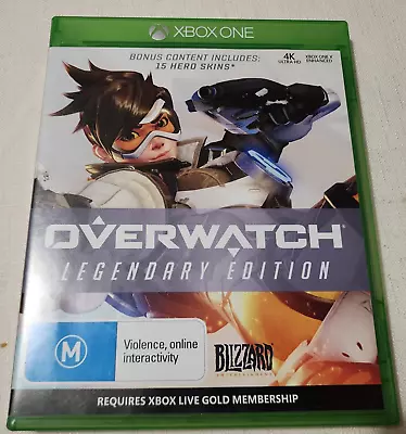 Overwatch LEGENDARY EDITION XBOX One Complete PAL Game Free Postage • $8.95
