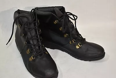 Beacon Boots Black Size 8 Lace-Up Vintage • $27.99