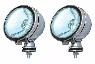 2x6   Clear Lens Off-road Driving/Fog Light Chrome Metal Housing Six Inch • $25.99