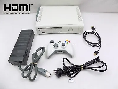 $142.80 • Buy Xbox 360 Console Bundle + HDMI + Controller + Cables