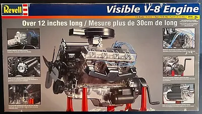 $47.99 • Buy Revell Visible V-8 Engine 1:4 Scale Model Kit. Contents Are Factory Sealed.