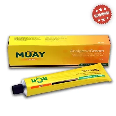 2X Muay Thai Boxing Analgesic Massage Stretching Cream Namman Muay LINIMENT 100g • $25.04