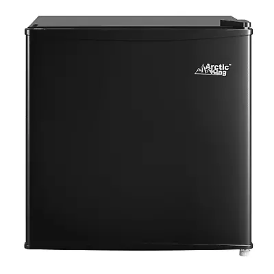 1.7 Cu Ft No Freezer Mini Fridge With Glass Shelves And Crisper Drawer Black • $92.87