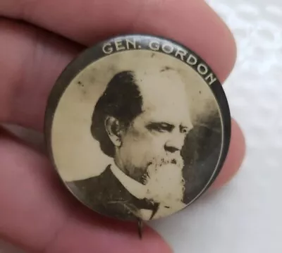 Ucv Gen. John B. Gordon Celluloid Pinback • $75