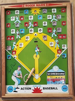 ROGER MARIS ACTION BASEBALL - VINTAGE 1962 PRESSMAN ACTION GAME NY Yankees • $28