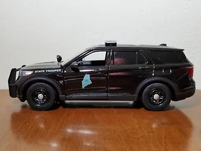 Custom 1/24th Maine State Police 2022 Ford Police Interceptor Utility • $69.99