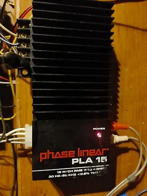 VTG 90s Old School Phase Linear PLA15 Rare Car Stereo Audio Power Amplifier Amp  • $79.95