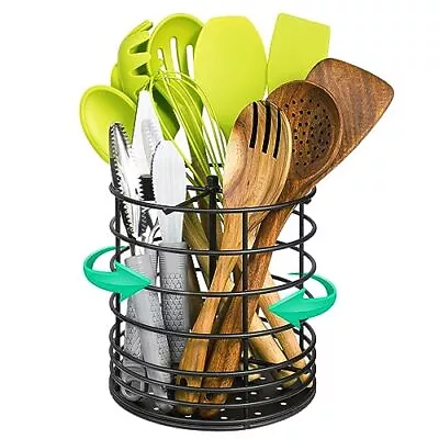 360° Rotating Utensil Holder Flatware Storage Caddy For Kitchen Countertop • $25.87