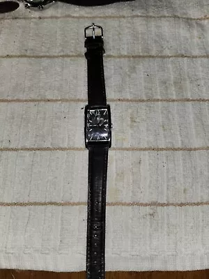 RARE JAZ Disney Mickey Mouse Checkered Watch With Black Strap Works • $25