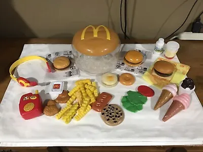 CDI McDonald’s Ronald McDonald Hamburger Play Food Set 50 Pieces • $75