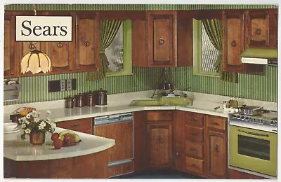 1960's Sears Roebuck Kitchen Cabinet Remodel & Installation - Advertising PC • £7.61