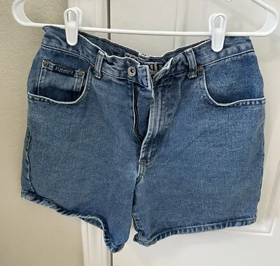 Vintage Women's Jean Shorts X. Cavaricci Brand Size 27 Medium Wash Mom Style  • $11.99
