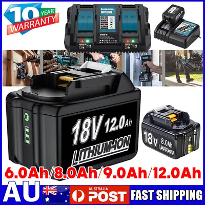 New 12.0Ah 9.0Ah 8.0Ah For Makita 18V Li-ion Battery BL1860B BL1850B BL1830B LXT • $39.99