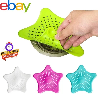 £1.78 • Buy Bathroom Drain Hair Trap Catcher Bath Stopper Plug Sink Strainer Filter Shower