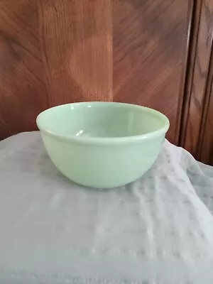 Fire King  Oven Ware Jadite 7  Mixing Bowl • $40