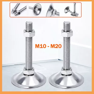 £63.35 • Buy Heavy Adjustable Levelling Feet Adjustable Base Stainless Steel Machine Foot