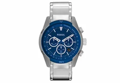 Fossil Men's Machine Ch2841 Silver Stainless-steel Quartz Watch • $165