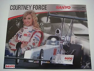 Courtney Force - 2009 SANYO  Top Alcohol Dragster  NHRA Handout • $3