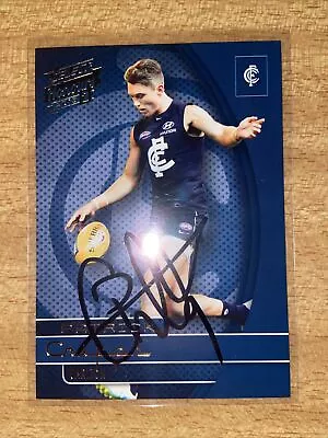 AFL Select 2015 Honours Patrick Cripps Signed Carlton Blues Rookie Card #31 • $40