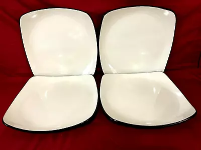 Corelle Hearthstone Stoneware Royal White Set Of 4 Square Dinner Plates 11 1/4  • $29.95