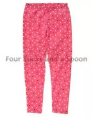 NEW Toddler Gymboree Girl's Equestrian Club Pink Polka Dot Pants Size: 4 • $11.99