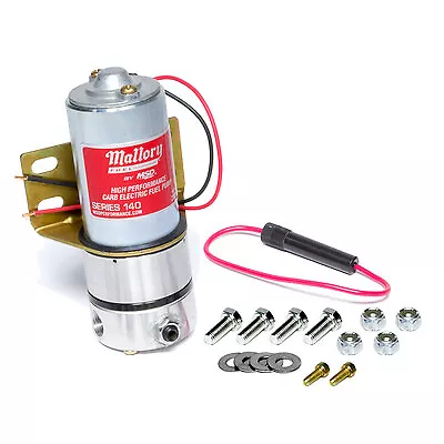 Mallory 29259 Elec. Fuel Pump Fuel Pump Comp Pump Series 140 Electric In-Line • $601.29