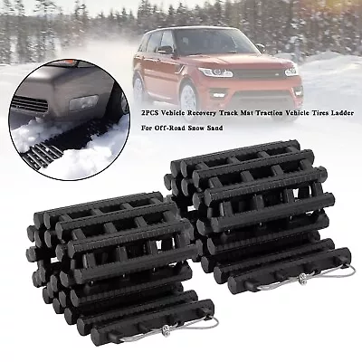 Vehicle Recovery Track Mat Traction Vehicle Tires Ladder For Off-Road Snow Sand • $55.87
