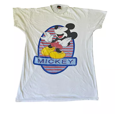 Vintage Mickey Unlimited One Size Nightgown Mickey Mouse HAS LIGHT FLAWS 24”x33” • $13