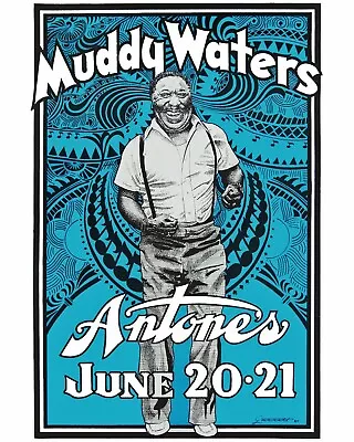 Muddy Waters Concert Poster - 7 X10  Photo  • $6.99