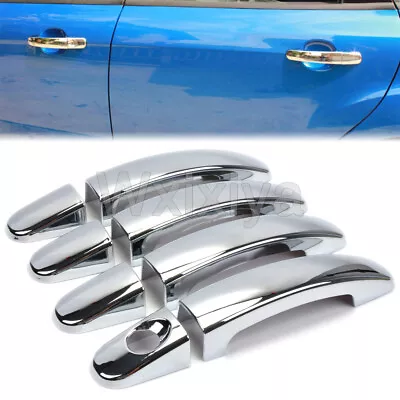 Chrome Door Handle Cover For Ford Ranger T6 MK2 PX2 12-17 Molding Trim Exterior • $12.99