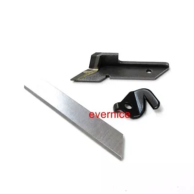 UPPER & LOWER & CHAIN CUTTER KNIFE SET For JUKI MO-2516 Overlock • $12.60