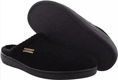 Haflinger Unisex Adult AT Classic Hardsole Slippers Black Size EU 37 • £63.64