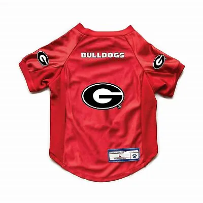 New! Georgia Bulldogs Dog Cat Deluxe Stretch Jersey Licensed Choose Size • $23.95