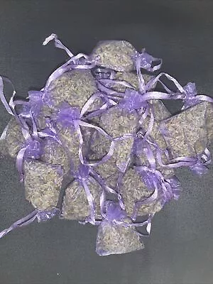 Dried Lavender Bags Pk Of  20 Each 3g   5x7 Cm Moth Repellent Sleep Aid • £4.25