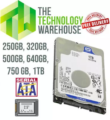 Hard Drive 2.5 Internal SATA Laptop & PC Lot 160GB - 250GB - 500GB - 750GB - 1TB • £7.85