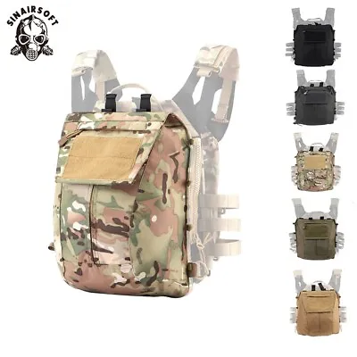 £47.98 • Buy Tactical Zip-on Panel Pack Backpack Plate Carrier Bag For AVS JPC 2.0 CPC Vests