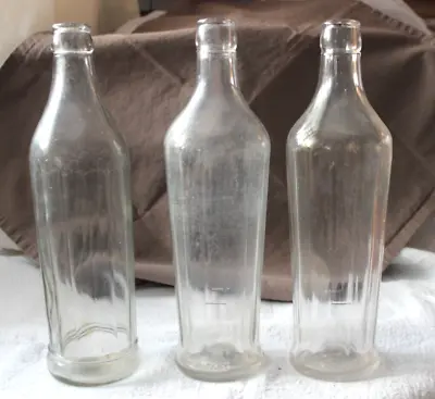 Vintage Heinz Bottles - Vinegar Style (3) 2 Are Owens 1 Unmarked • $20