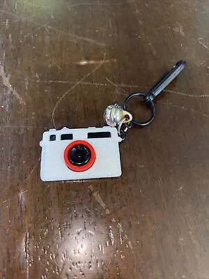 Vintage 1980s Plastic Bell Charm Black White Camera For 80s Necklace • $19.99