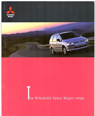 Mitsubishi Space Wagon 1999-2000 UK Market Sales Brochure 2.4 GDi GL GLX GLS • $24.87