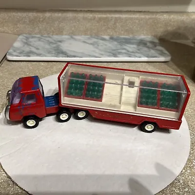 Coca Cola Buddy L Tractor Trailer Semi Delivery Truck  W/Bottles Vintage 1980's • $14